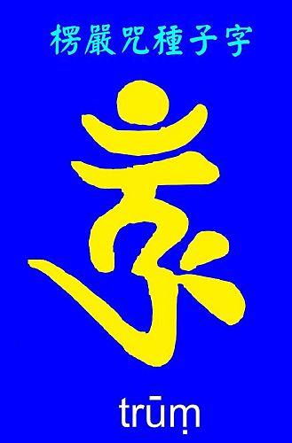 《大佛頂首楞嚴真言》種子字梵書悉曇體